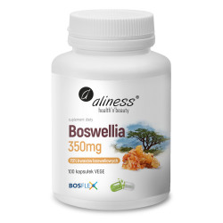 Aliness Boswellia 350 mg (70%/10%) - 100 Kapsułek Aliness Boswellia 350 mg (70%/10%) - 100 Kapsułek