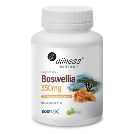 Aliness Boswellia 350 mg (70%/10%) - 100 Kapsułek