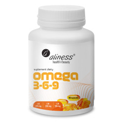 Aliness Omega 3-6-9 270/200/195 mg - 90 Kapsułek