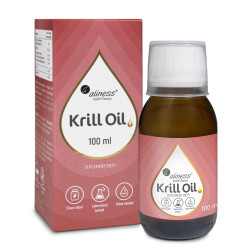 Aliness, Krill Oil Omega 3 z Astaksantyną - 100 ml Aliness, Krill Oil Omega 3 z Astaksantyną - 100 ml