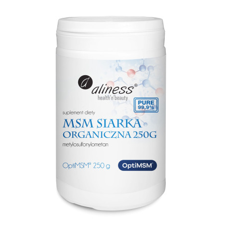 Aliness MSM Siarka Organiczna - 250 g Aliness MSM Siarka Organiczna - 250 g