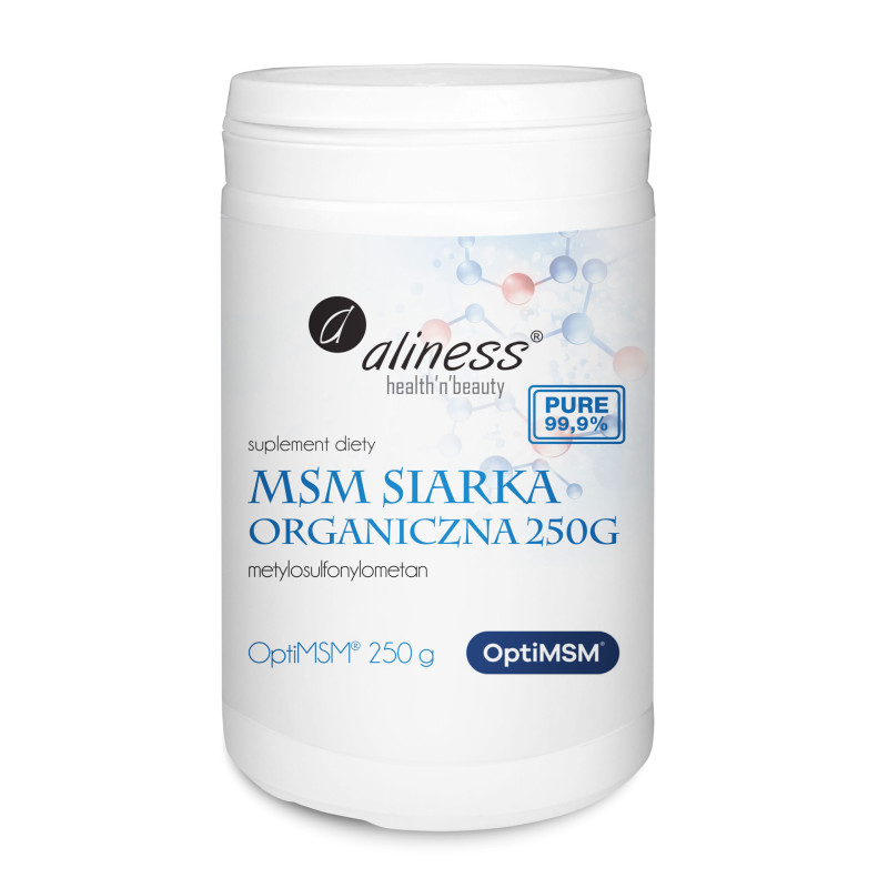 Aliness MSM Siarka Organiczna - 250 g Aliness MSM Siarka Organiczna - 250 g