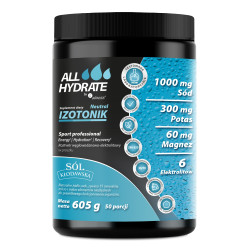 Aliness ALLHydrate, Izotonik, 50 porcji, Neutral - 605 g