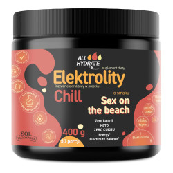 Aliness ALLHydrate, Elektrolity CHILL, 50 porcji, Sex on the beach - 400 g