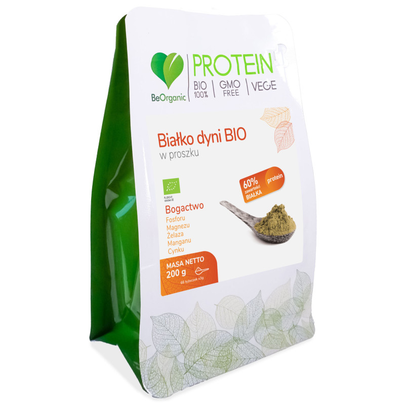 BeOrganic Białko dyni BIO w proszku - 200 g