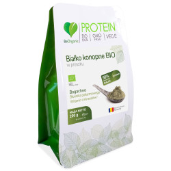 BeOrganic Białko konopne BIO w proszku - 200 g BeOrganic Białko konopne BIO w proszku - 200 g