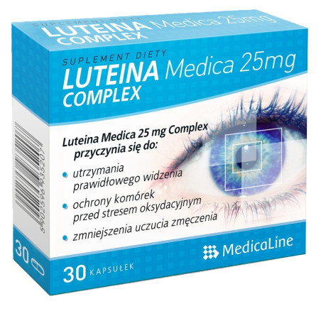 Luteina Medica 25 mg Complex - 30 Kapsułek