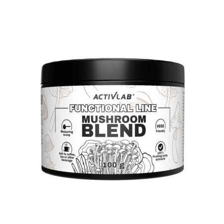 Activlab Mushroom Blend (Lion’s Mane, Chaga, Reishi, Cordyceps) - 100 g