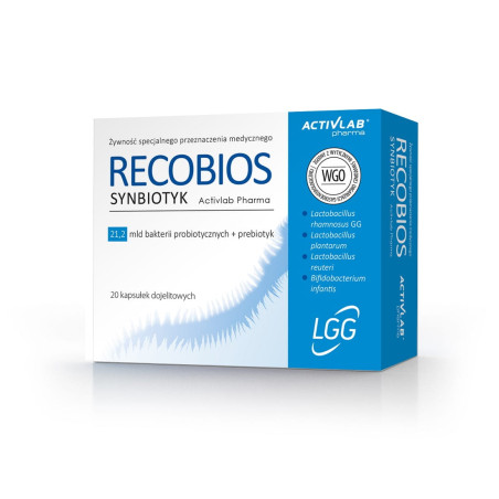 Activlab Pharma RecoBIOS SYNBIOTYK - 20 Kapsułek