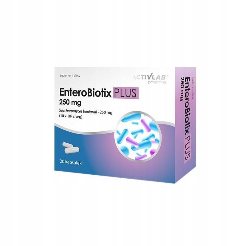 Activlab Pharma EnteroBiotix Forte 250 mg - 20 Kapsułek Activlab Pharma EnteroBiotix Forte 250 mg - 20 Kapsułek