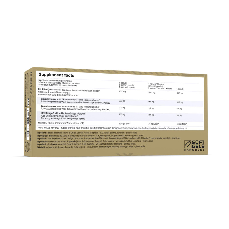 Olimp Gold Omega 3 Sport Edition - 120 Kapsułek Olimp Gold Omega 3 Sport Edition - 120 Kapsułek