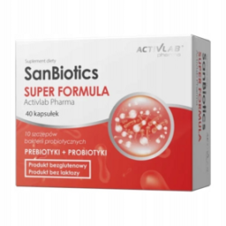 Activlab Pharma SanBiotics Super Formula - 40 kapsułek Activlab Pharma SanBiotics Super Formula - 40 kapsułek