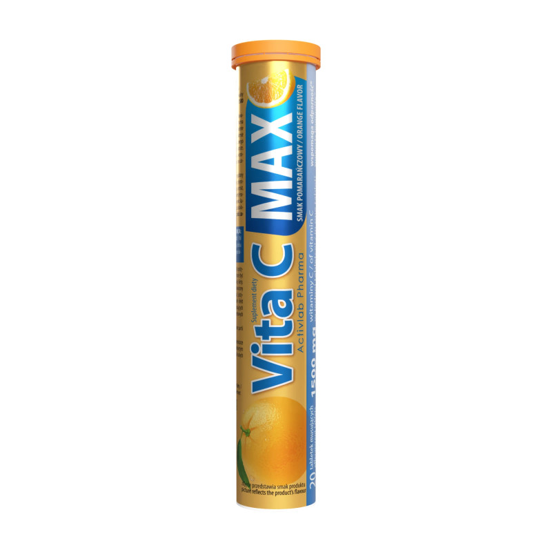 Activlab Pharma Vita C Max - 20 Tabletek musujących Activlab Pharma Vita C Max - 20 Tabletek musujących