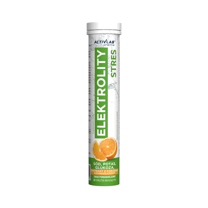 Activlab Pharma Elektrolity Stres - 20 Tabletek musujących Activlab Pharma Elektrolity Stres - 20 Tabletek musujących