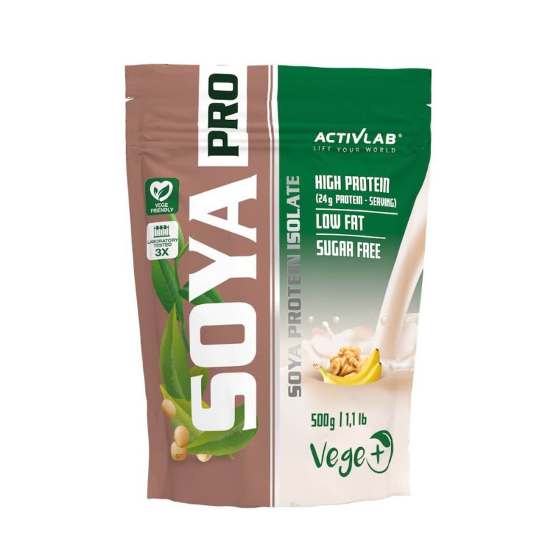 Activlab Soya Pro izolat białka sojowego - 500 g Activlab Soya Pro izolat białka sojowego - 500 g