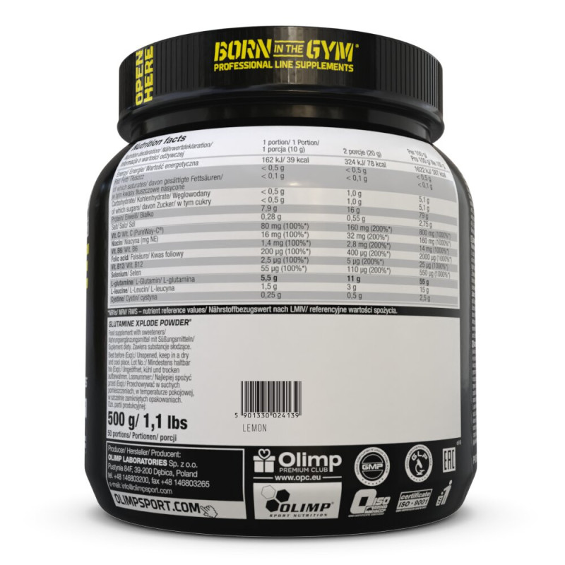 Olimp Glutamine Xplode Powder - 500 g Olimp Glutamine Xplode Powder - 500 g