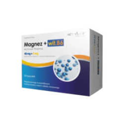 Activlab Pharma Magnez + WIT.B6 - 50 Kapsułek Activlab Pharma Magnez + WIT.B6 - 50 Kapsułek