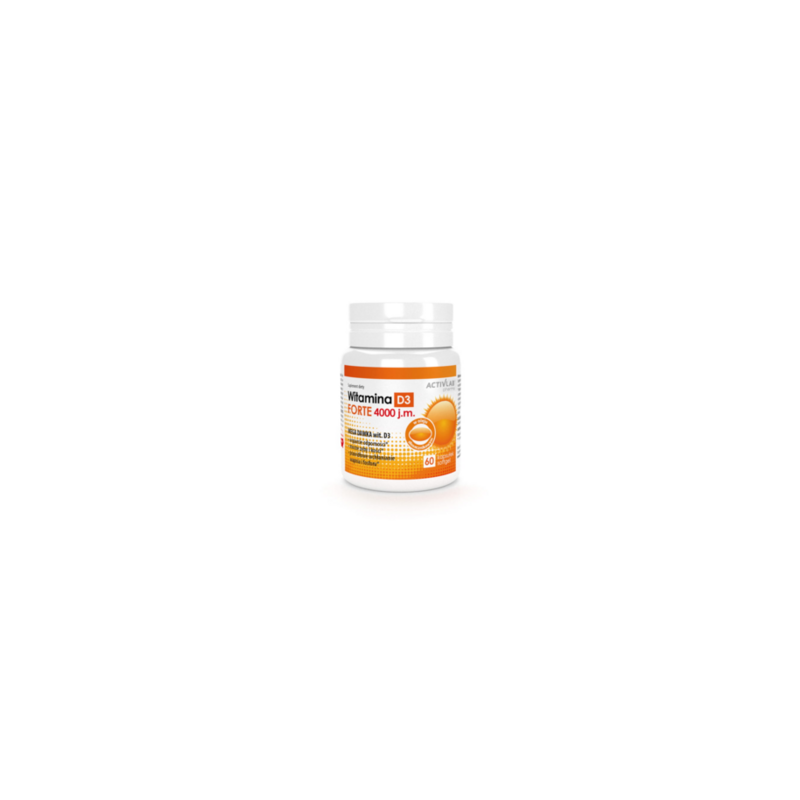 Activlab Pharma Witamina D3 Forte 4000IU - 60 Kapsułek Activlab Pharma Witamina D3 Forte 4000IU - 60 Kapsułek