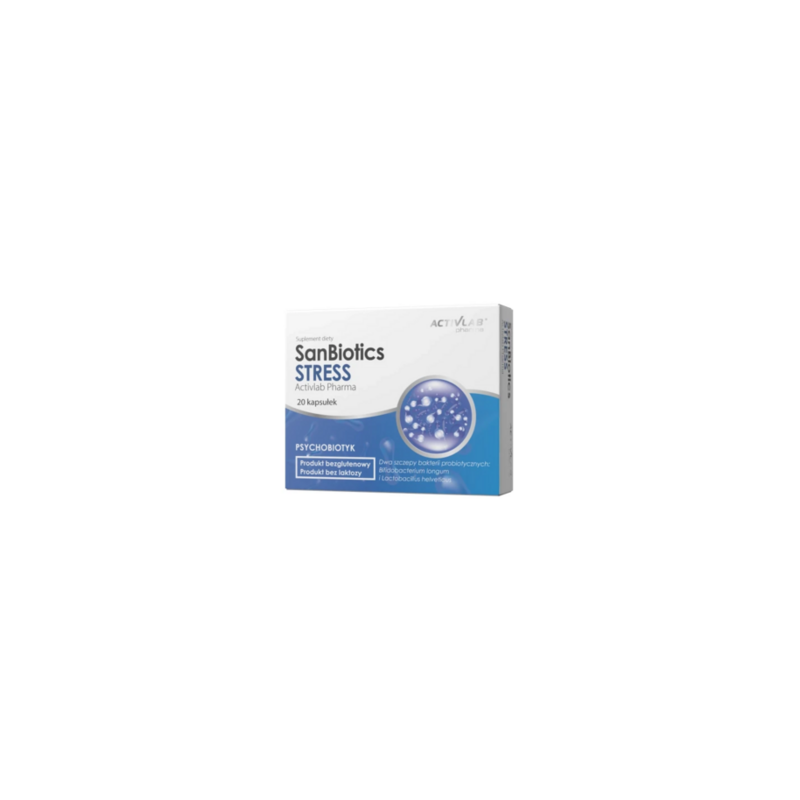 Activlab Pharma SanBiotics Stress - 20 Kapsułek Activlab Pharma SanBiotics Stress - 20 Kapsułek