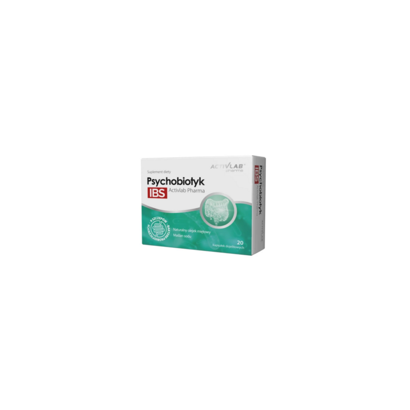 Activlab Pharma Psychobiotyk IBS - 20 Kapsułek Activlab Pharma Psychobiotyk IBS - 20 Kapsułek
