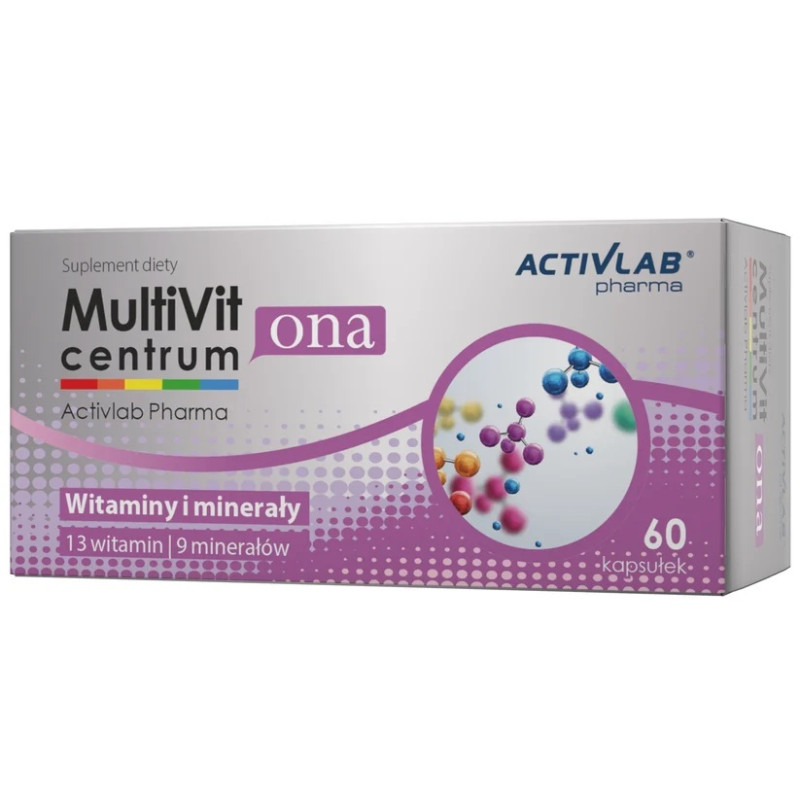 Activlab Pharma MultiVit CENTRUM ONA - 60 Kapsułek Activlab Pharma MultiVit CENTRUM ONA - 60 Kapsułek
