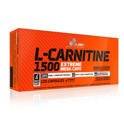 Olimp L-Carnitine 1500 Extreme Mega Caps - 120 Kapsułek Olimp L-Carnitine 1500 Extreme Mega Caps - 120 Kapsułek