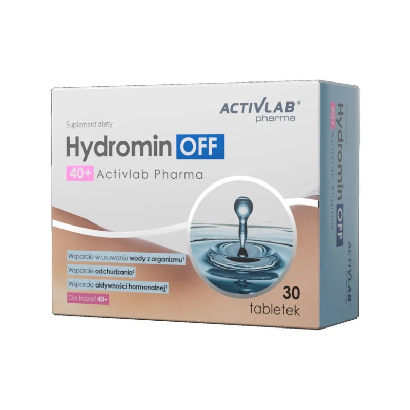 Activlab Pharma Hydromin OFF 40+ - 30 Tabletek Activlab Pharma Hydromin OFF 40+ - 30 Tabletek