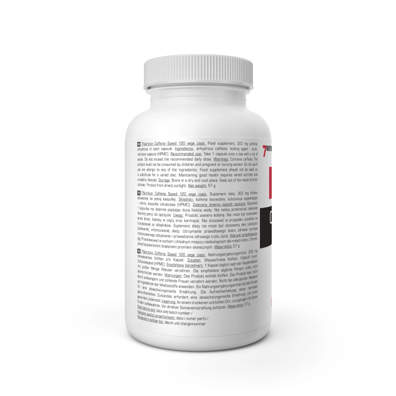 7Nutrition Caffeine Speed 120 - Kapsułek