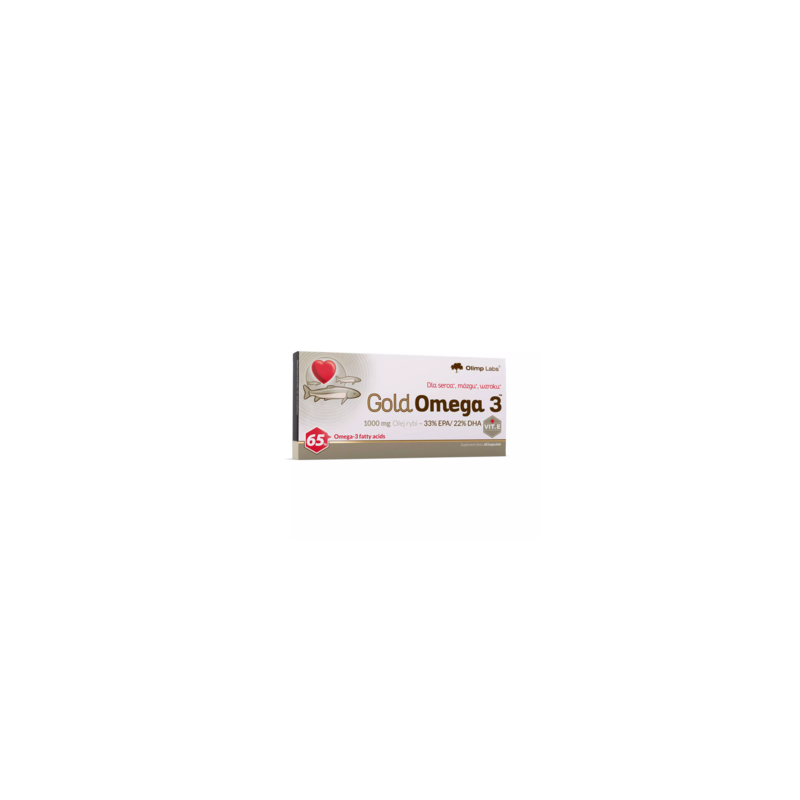 Olimp Gold Omega 3 (65%) - 60 Kapsułek Olimp Gold Omega 3 (65%) - 60 Kapsułek