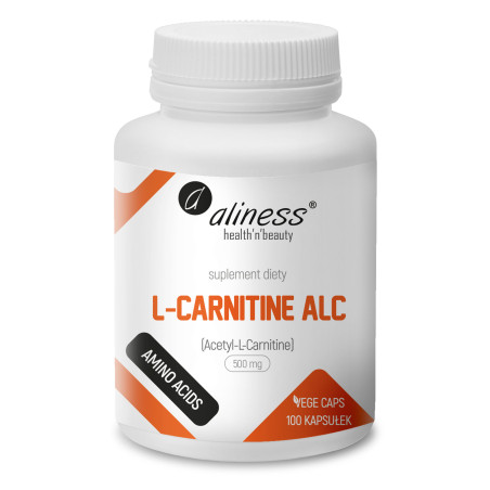 Aliness L-Carnityne ALC 500 mg - 100 Kapsułek Aliness L-Carnityne ALC 500 mg - 100 Kapsułek