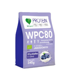 BeOrganic Białko serwatkowe WPC 80 BIO - 345 g BeOrganic Białko serwatkowe WPC 80 BIO - 345 g