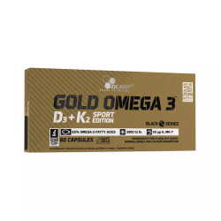 Olimp Gold Omega 3 D3+K2 Sport Edition - 60 Kapsułek