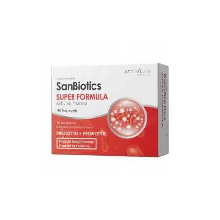 Activlab Pharma SanBiotics Super Formula - 40 kapsułek