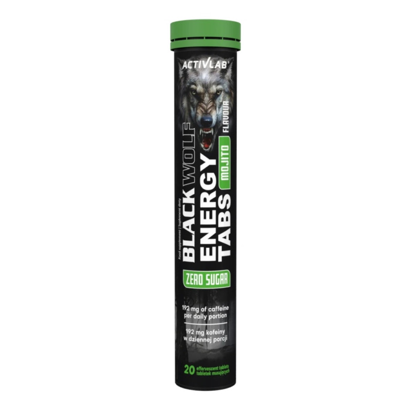 Activlab Black Wolf Energy Tabs - 20 Tabletek musujących